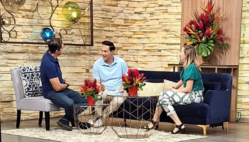 Entrevista en televisión